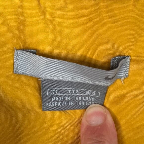 Nike Windbreaker Track Jacket Mens XXL Blue Gold Sports Running Warm Up - Picture 3 of 11